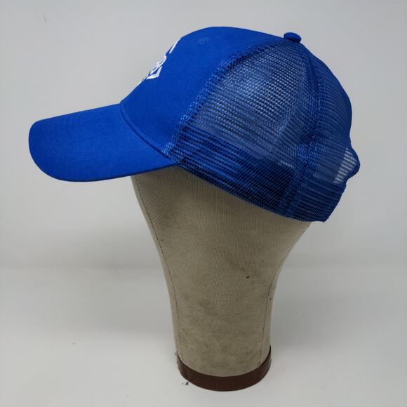 PBR Tournaments Meshback Snapback Hat Embroidered Logo Baseball Blue - Picture 4 of 9